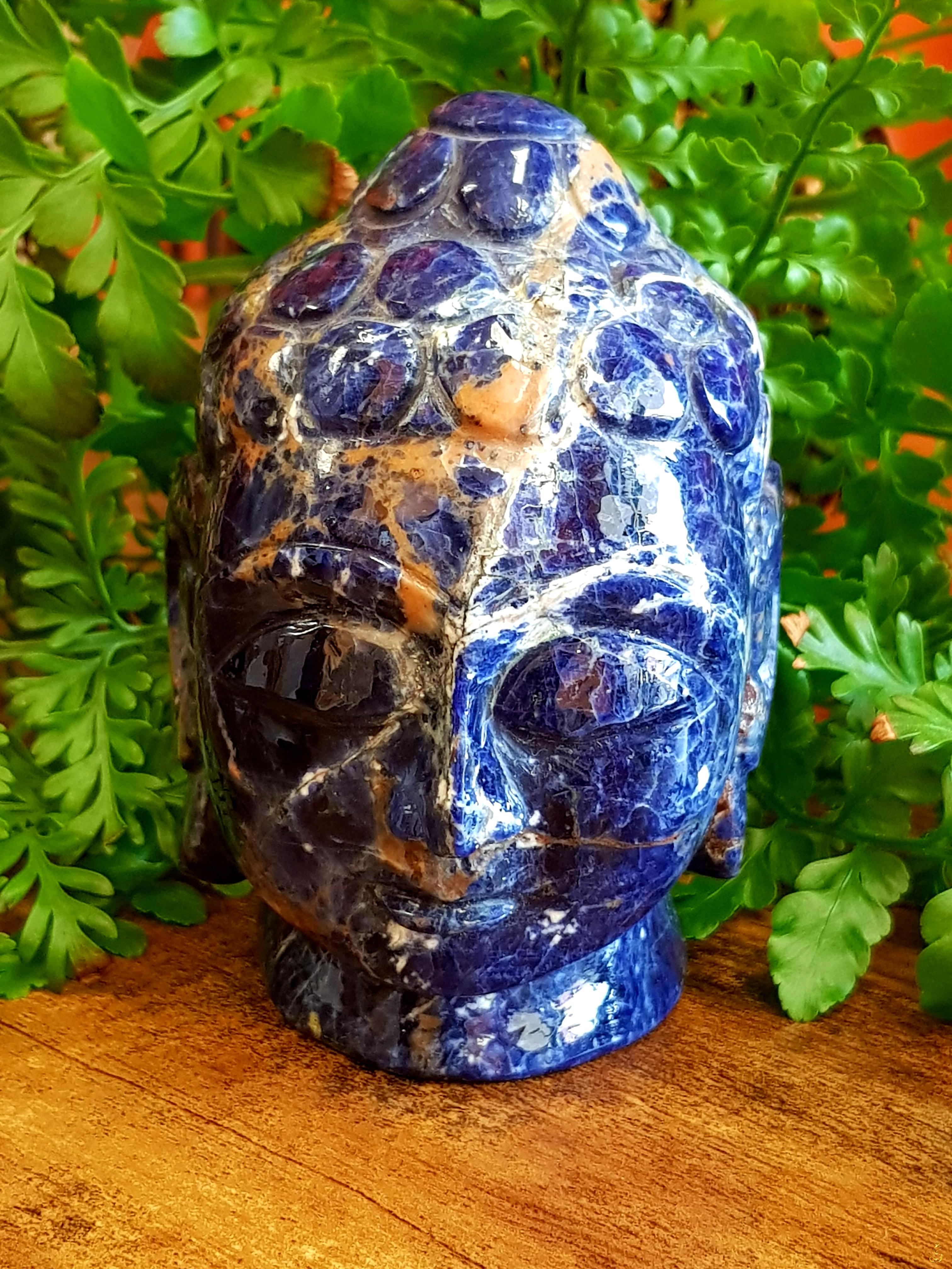 Statue Bouddha Sodalite