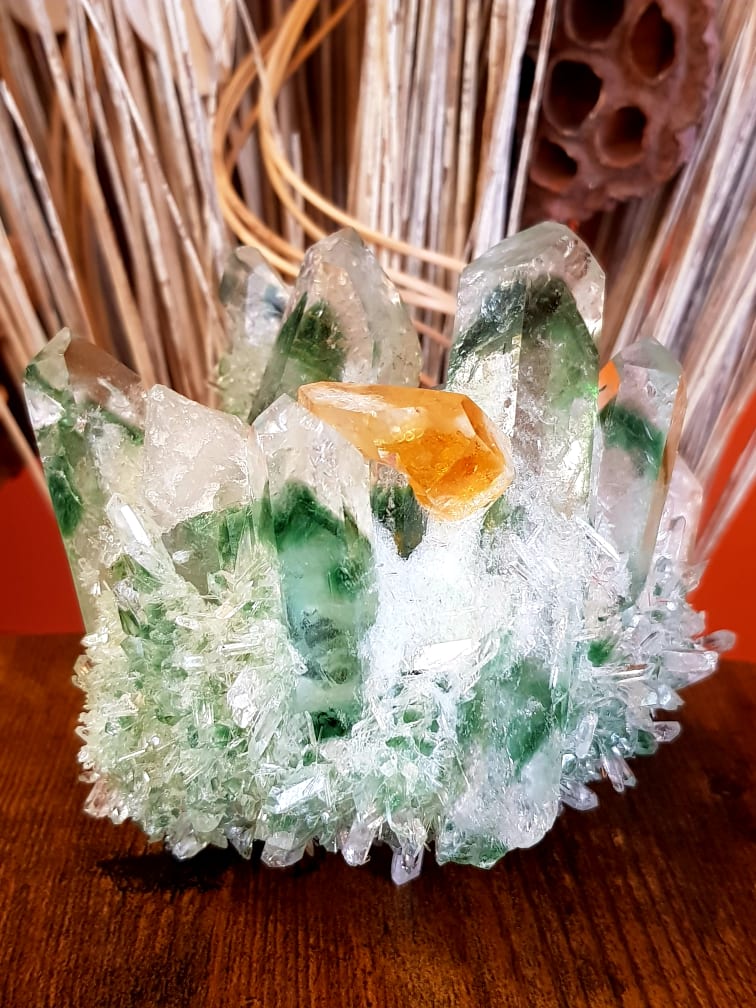 Quartz fantôme vert