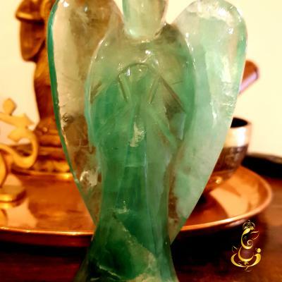 Statue Ange en Fluorite